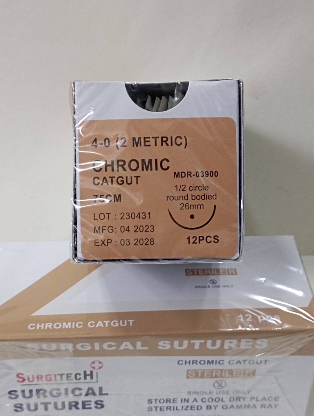 Suture Chromic 4-0